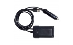 Adapter with CB antenna and cigarette lighter plug