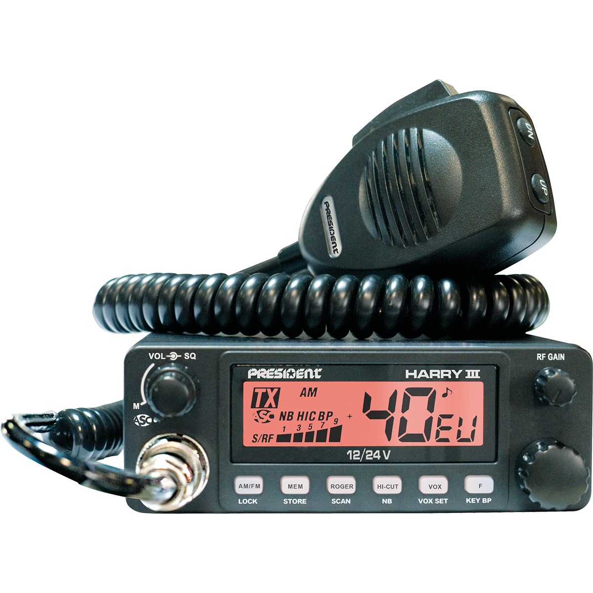 HARRY III ASC 12/24V - AM/FM transceivers - CB Radio / Ham Radio -  President Electronics