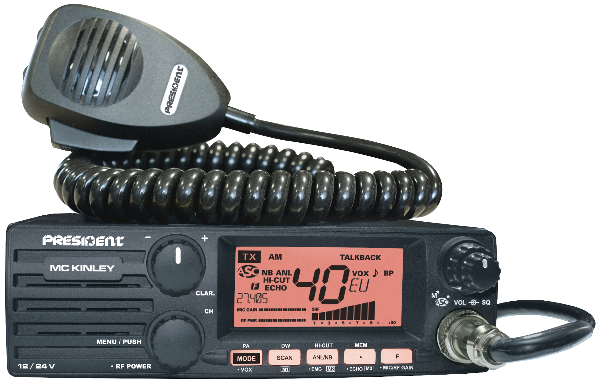 TEDDY II ASC - AM/FM transceivers - CB Radio / Ham Radio - President  Electronics